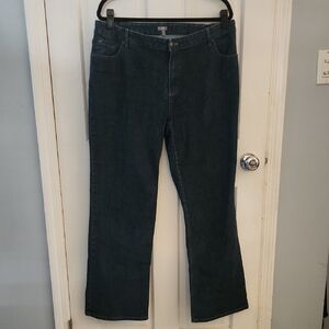 J. Jill Dark Blue Flare Jeans